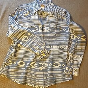 Denim wrangler button up